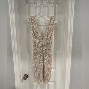 Lulus size medium lace cocktail dress